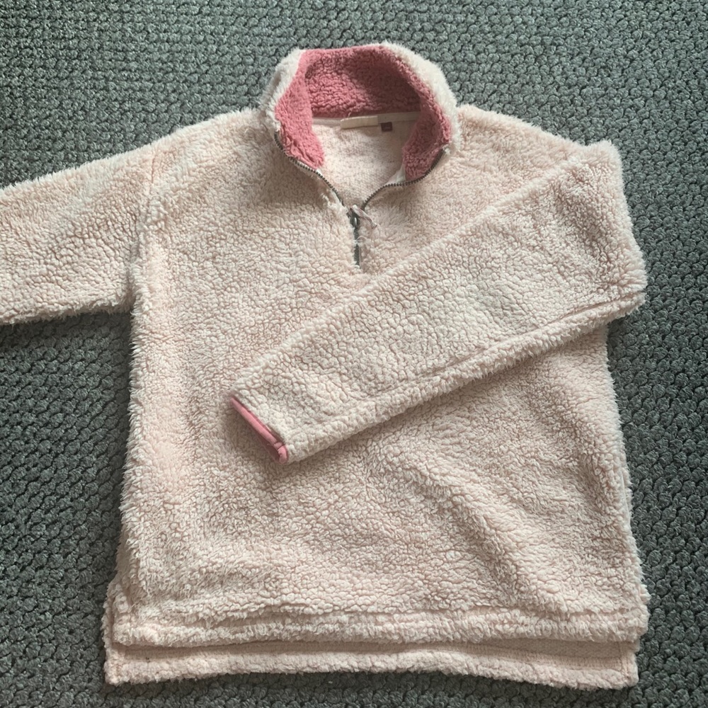 Light Pink Fuzzy Jacket